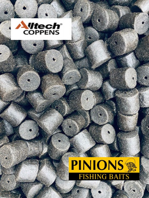 PREMIUM SINKING DRILLED BLACK HALIBUT PELLETS
